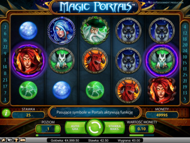 Gra hazardowa Magic Portals