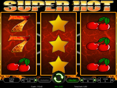 Gra kasynowa Super Hot bez rejestracji