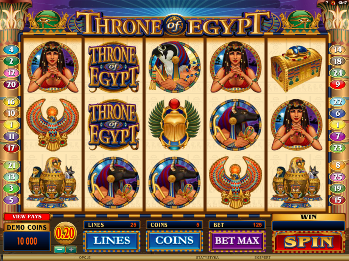 Automat do gry Throne of Egypt