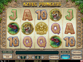 Automat hazardowy Aztec Princess online
