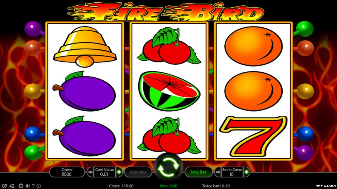 Automat hazardowy Fire Bird bez rejestracji