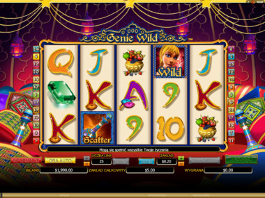 Automat hazardowy Genie Wild online
