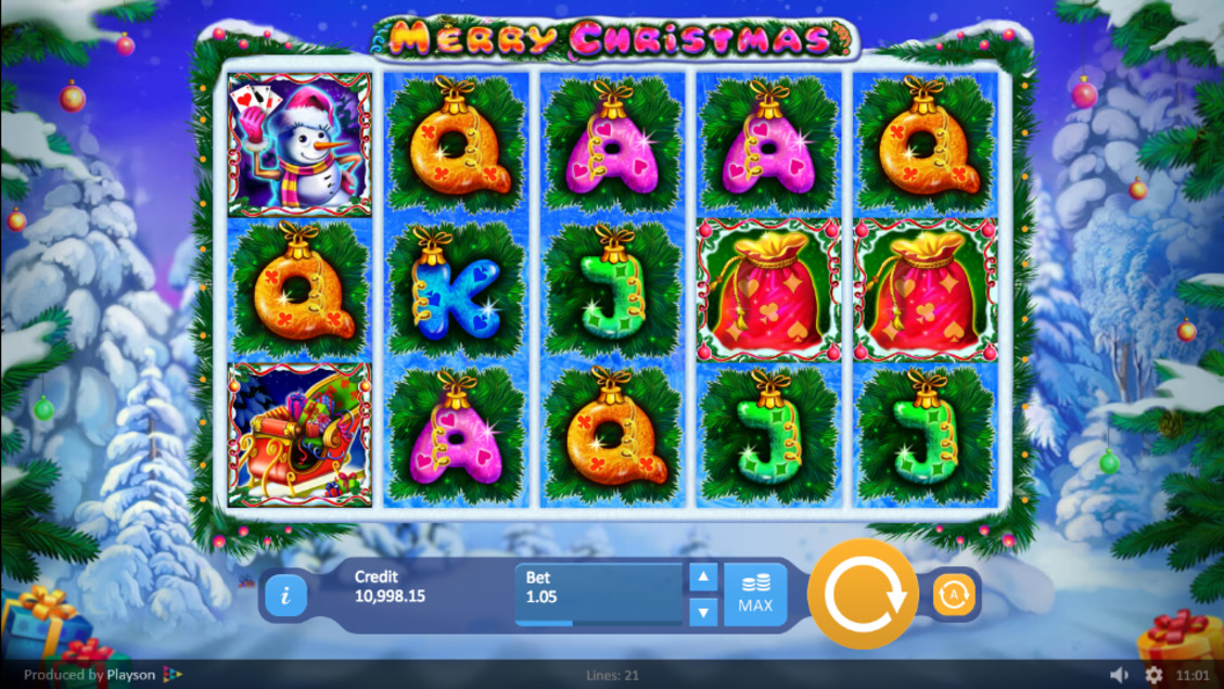 Automat hazardowy Merry Christmas za darmo online