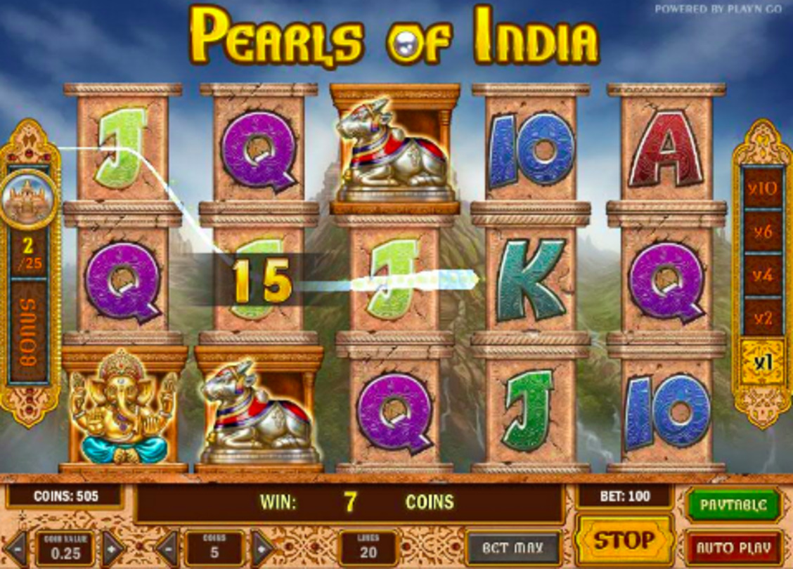 Automat hazardowy Pearls Of India online