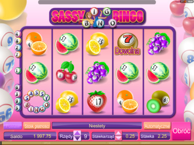 Automat hazardowy Sassy Bingo online