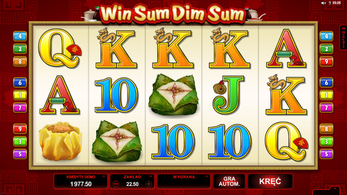 Automat hazardowy Win Sum Dim Sum bez rejestracji