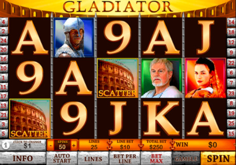 Automat kasynowy online - Gladiator