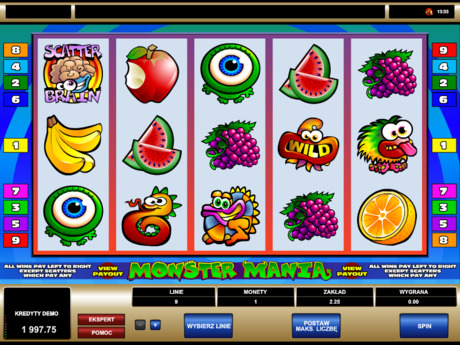 Automat kasynowy online - Monster Mania