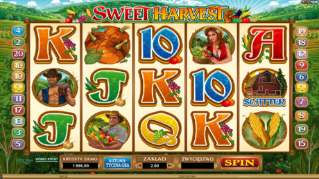 Automat kasynowy online - Sweet Harvest