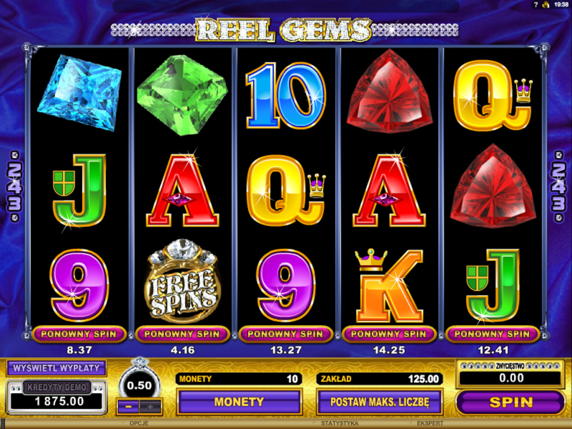 Automat kasynowy Reel Gems za darmo