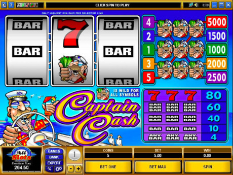 Captain Cash maszyna wrzutowa online