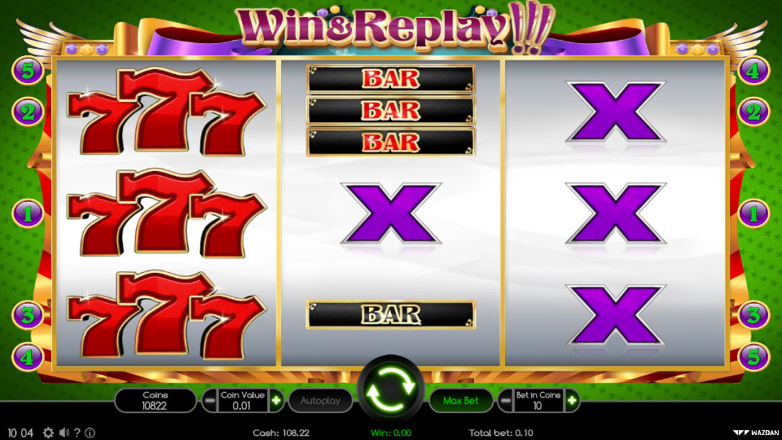 Darmowa gra kasynowa Win And Replay