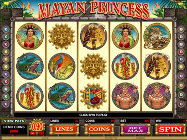 Darmowa gra maszynowa Mayan Princess