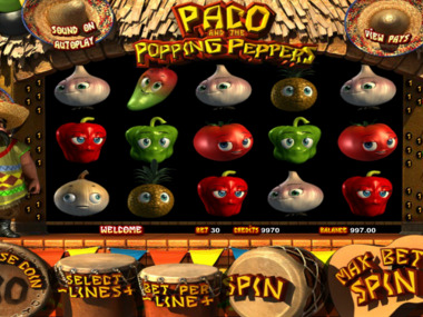 Darmowa gra maszynowa Paco And The Popping Peppers