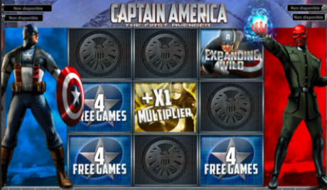 Darmowa gra wrzutowa Captain America