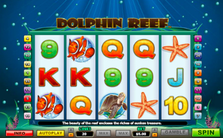 Darmowa gra wrzutowa Dolphin Reef