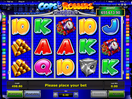 Darmowy automat hazardowy Cops 'n' Robbers Millionaires Row