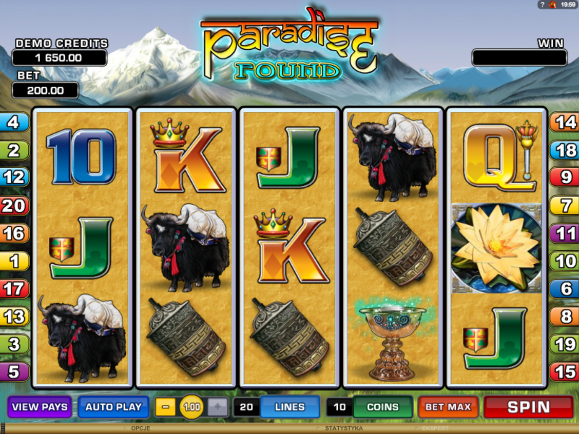 Darmowy automat hazardowy Paradise Found