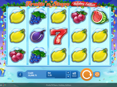 Darmowy automat kasynowy Fruits’N’Stars: Holiday Edition