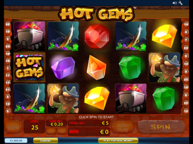 Darmowy automat kasynowy Hot Gems