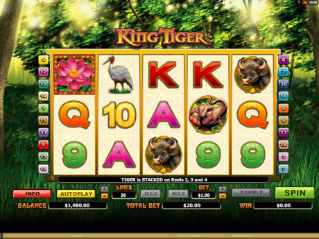Darmowy automat kasynowy King Tiger