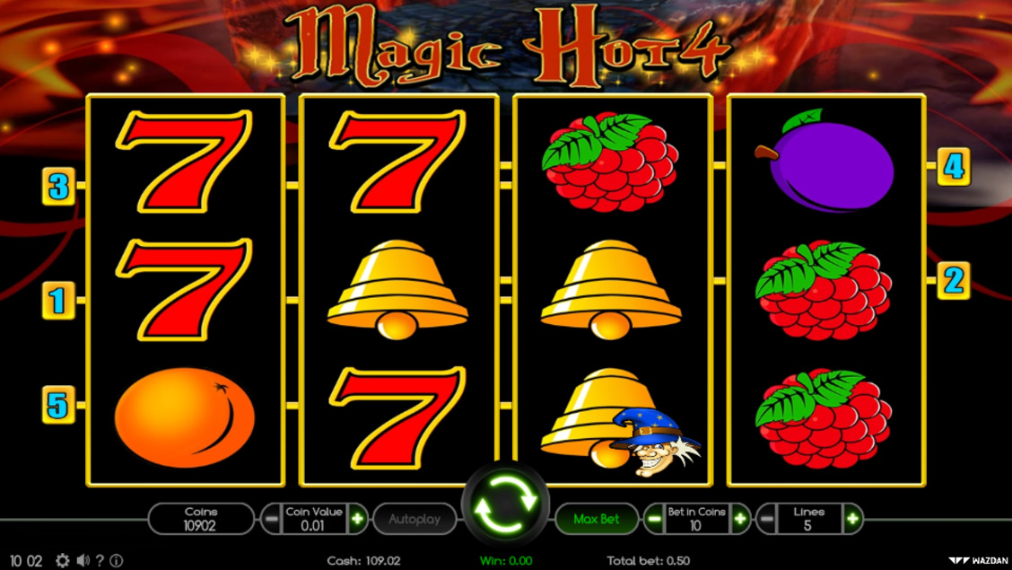 Darmowy automat kasynowy Magic Hot 4