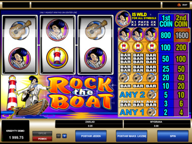 Darmowy automat kasynowy Rock the Boat