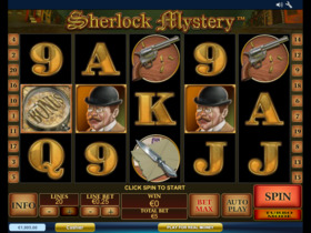 Darmowy jednoręki bandyta Sherlock Mystery