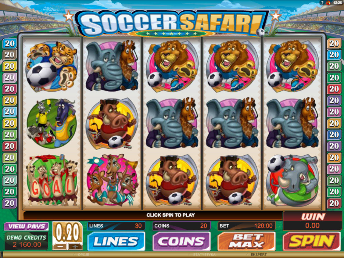 Darmowy jednoręki bandyta Soccer Safari