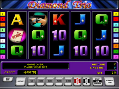 Gra hazardowa Diamond Trio za darmo
