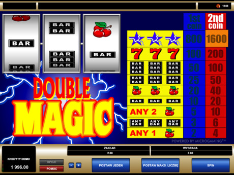Gra hazardowa Double Magic bez depozytu