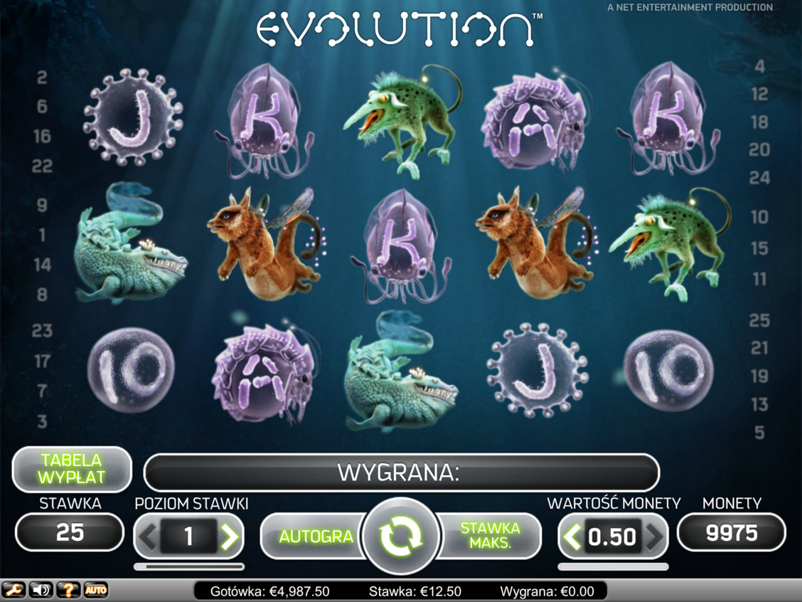 Gra hazardowa Evolution