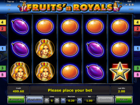 Gra hazardowa Fruits'n Royals bez rejestracji