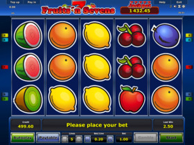 Gra hazardowa Fruits 'n' Sevens bez rejestracji