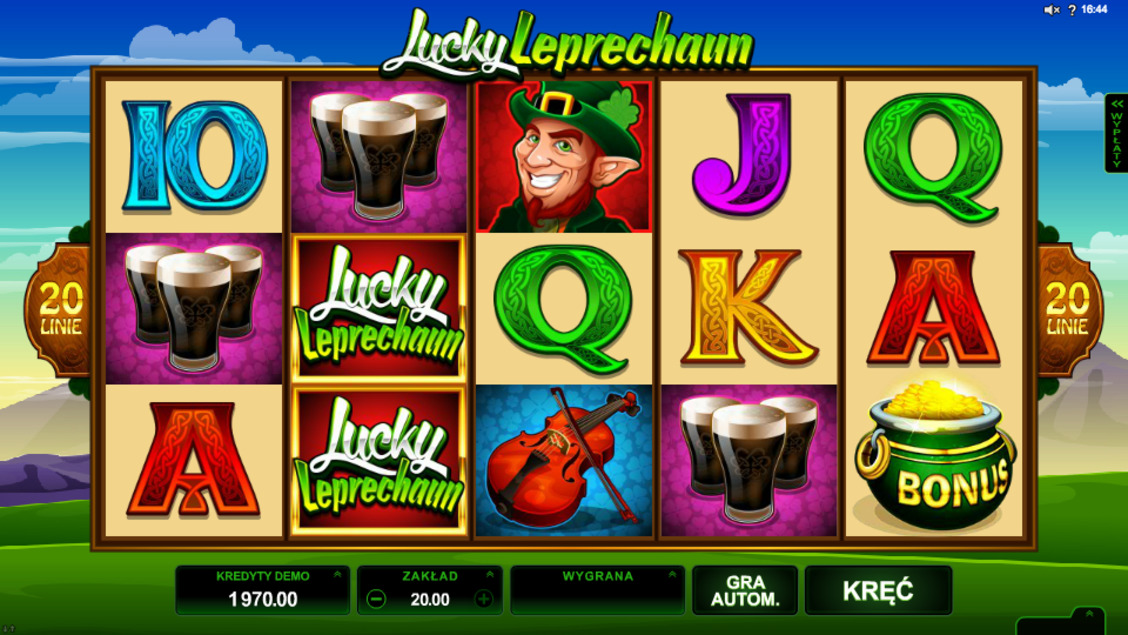 Gra hazardowa Lucky Leprechaun bez depozytu