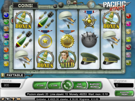 Gra hazardowa Pacific Attack