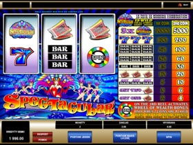 Gra hazardowa Spectacular Wheel of Wealth bez rejestracji