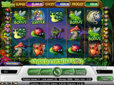 Gra hazardowa Super Lucky Frog