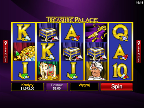 Gra hazardowa Treasure Palace bez depozytu