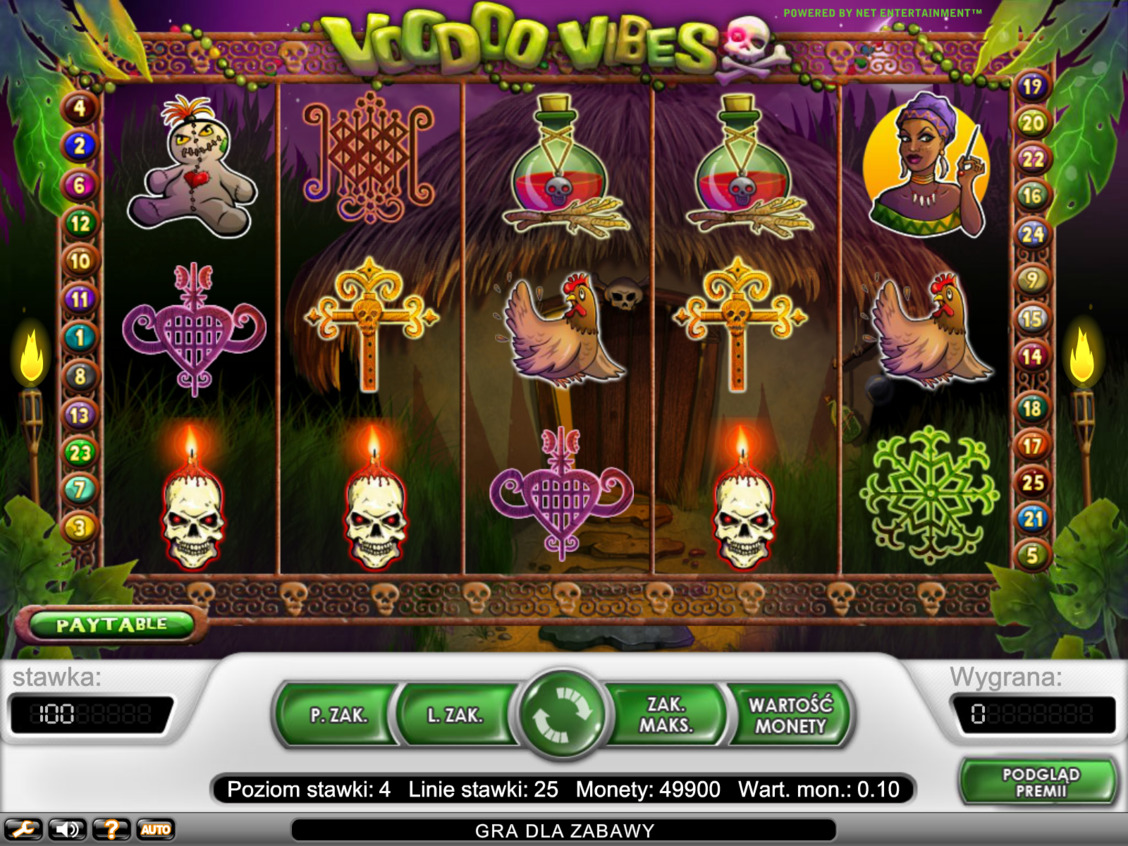 Gra hazardowa Voodoo Vibes