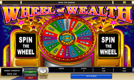 Gra hazardowa Wheel of Wealth 3 Reel online