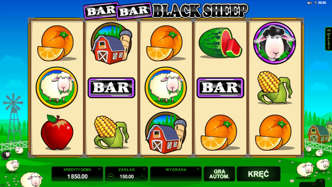 Gra kasynowa Bar Bar Black Sheep online