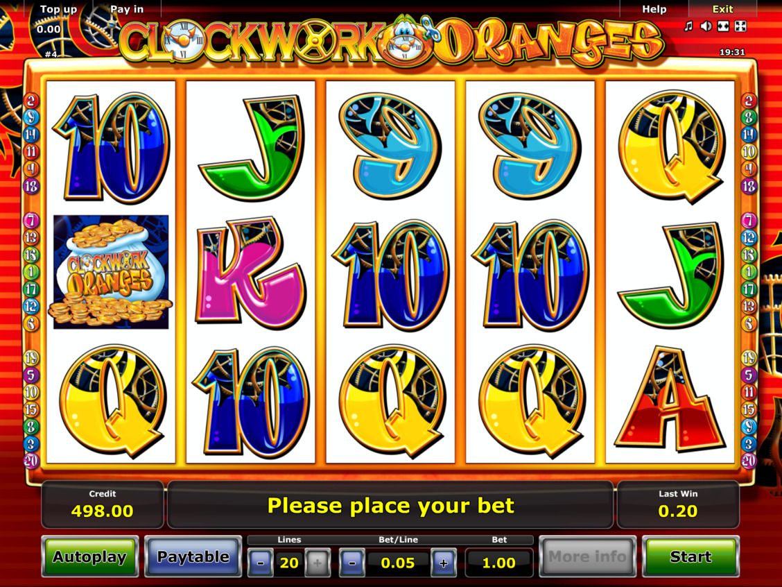 Gra kasynowa Clockwork Oranges online