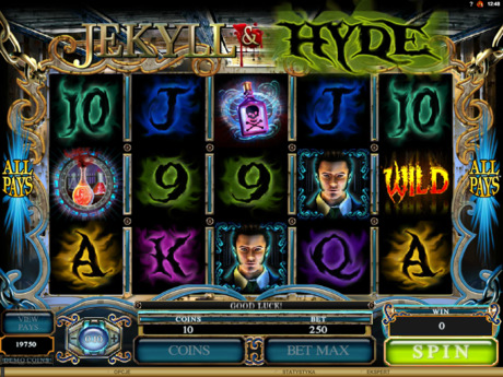 Gra kasynowa Jekyll and Hyde za free