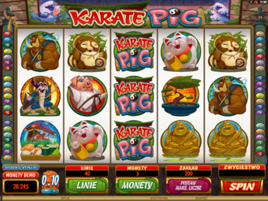 Gra kasynowa Karate Pig za darmo