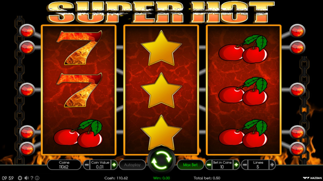 Gra kasynowa Super Hot bez rejestracji