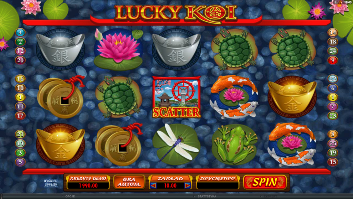 Gra maszynowa online Lucky Koi