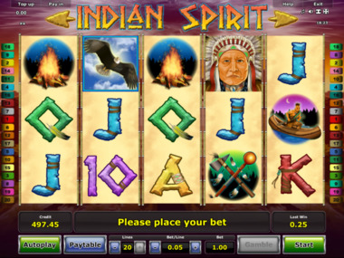 Gra slotowa Indian Spirit za darmo
