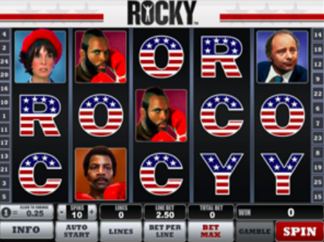 Gra slotowa Rocky za darmo