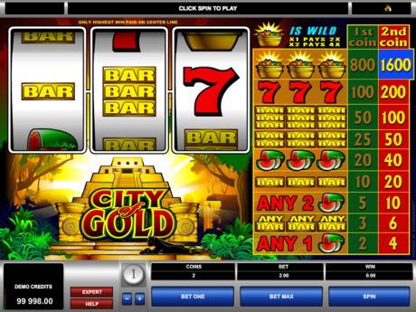 Graj za darmo na maszynie hazardowej City of Gold
